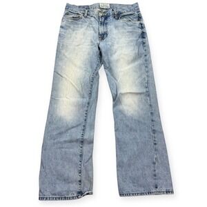 Y2K Aeropostale Jeans Mens 30x30 Blue Light Wash Benton Original Bootcut